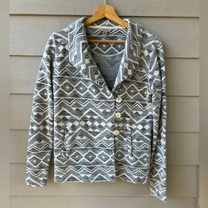 Lucky Brand Knit Sweater Jacket Size S